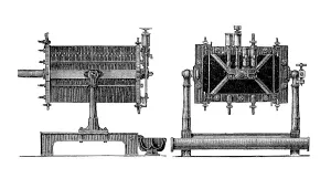Sugar refinery in the 19th century