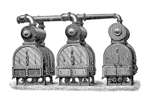 Sugar refinery in the 19th century