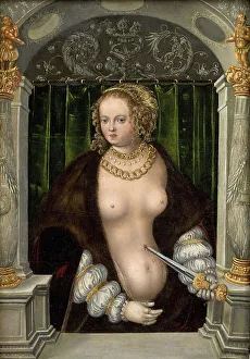 The Suicide of Lucretia, Traditionally regarded as a portrait of Lucretia Borgia