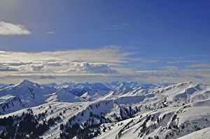 Category Mountain Landscapes Prints: Sulzfluh (2818 m), Drusenfluhgruppe (2830 m)