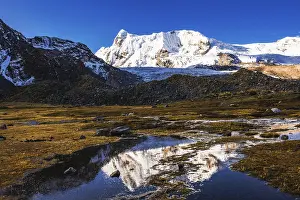 Framed Print : Summit of Ausangate (Spanish) or Awsangati (Quechua)