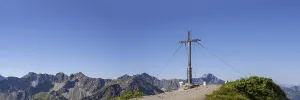 Framed Print : Summit cross on the Fellhorn, 2038m