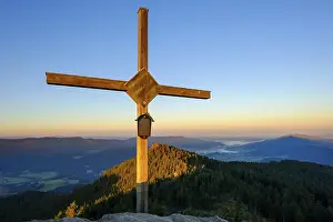 Category Mountain Landscapes Prints: Summit cross, Grosser Osser near Lam