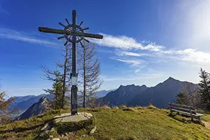 Summit cross on the Hochthron Postalm