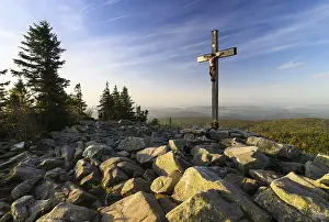Summit cross on the Lusen (1373m)