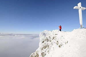 Summit cross of Mt. Unterberg, 1342m