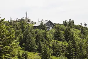 On the summit of the GroBer Arber<br> On the summit of the Groer Arber