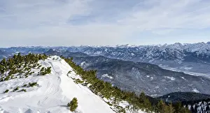 Summit of the Simetsberg, mountain panorama