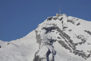 Summit station on top of Mount Santis