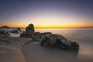 The sun rises on the Costa Rei