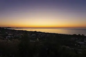 The sun rises on the Costa Rei
