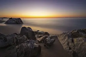 The sun rises on the Costa Rei