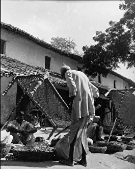 Sunday Bazaar, Uttar Pradesh, India, Asia, 1952, Asia