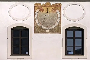 Sundial at Frauenwoerth Abbey, Fraueninsel