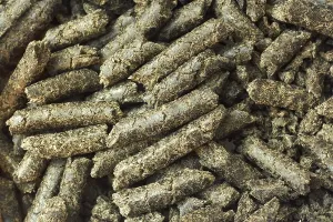 Sunflower seed husk in granules