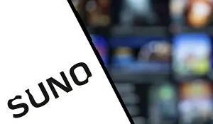suno logo is displayed on smartphone