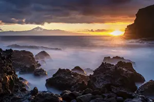 Sunrise on the beach at San Marcos