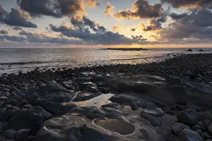Sunrise on the coast of La Restinga