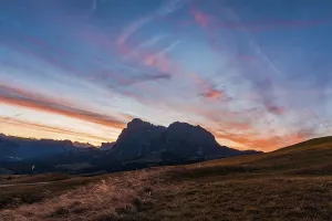 Sunrise in the Dolomites, Italy