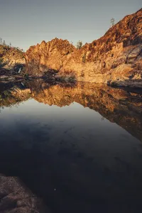 Sunrise Edith Falls in northern Australia