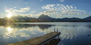 Sunrise, Hopfensee, near Fuessen