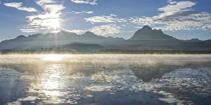 Sunrise, Hopfensee, near Fuessen