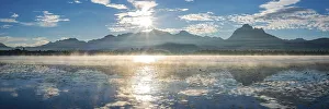 Sunrise, Hopfensee, near Fuessen