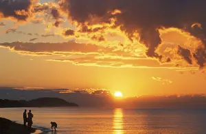 Sunrise over Lake Malawi near Kande