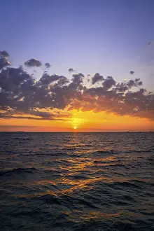 Sunrise over the sea, Amager Strand