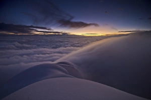 Sunrise at the summit of Cotopaxi Volcano, Quito, Ecuador, South America