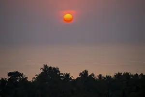 Category Historic EN Prints: Sunset at Anjarle village near Arabian sea at district Dapoli