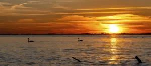 Sunset at the Baltic Sea near Lohme