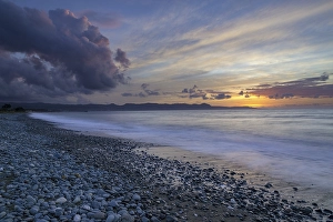 Sunset at the beach, Chrysochou Bay