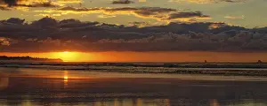 Sunset at Carters Beach, sandy beach