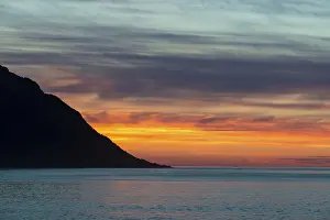 Sunset at the coast, near Tungeneset