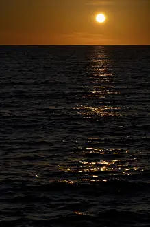 Sunset, evening mood, sea, Santa Ponca