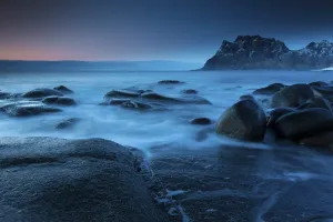 Sunset on the Fjord, Uttakleiv