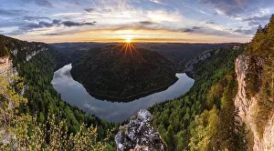 Sunset over Lac de Moron, Canton Neuchatel
