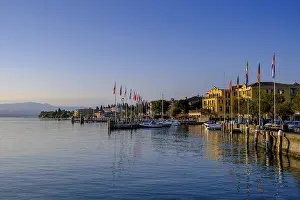 Sunset near Sirmione on Lake Garda