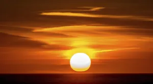 Sunset by the sea, Santa Ponca