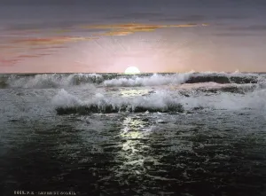 Sunset by the sea, Ventimiglia, Riviera
