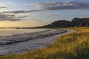 Sunset in Skave on the Vesteralen