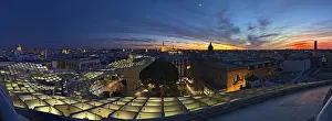 Sunset view on Sevilla from Setas de Sevilla