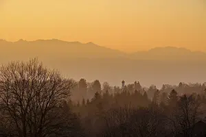 Sunset, Woerner, Bad Heilbrunn