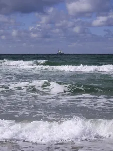 Surf on the North Sea