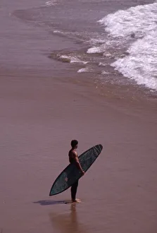 Surfer on the beach