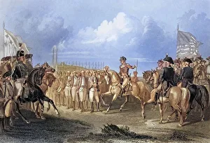 Surrender of Lord Cornwallis in York Town Virginia USA
