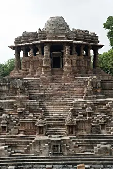 Category Historic EN Prints: Surya temple at modhera, Mehsana, Gujarat, India