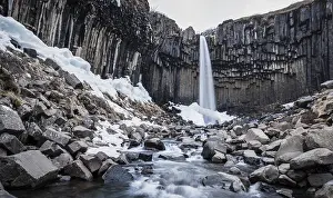 Svartifoss Waterfall, Black Falls