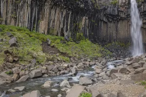 Svartifoss waterfall, Vatnajokull National Park